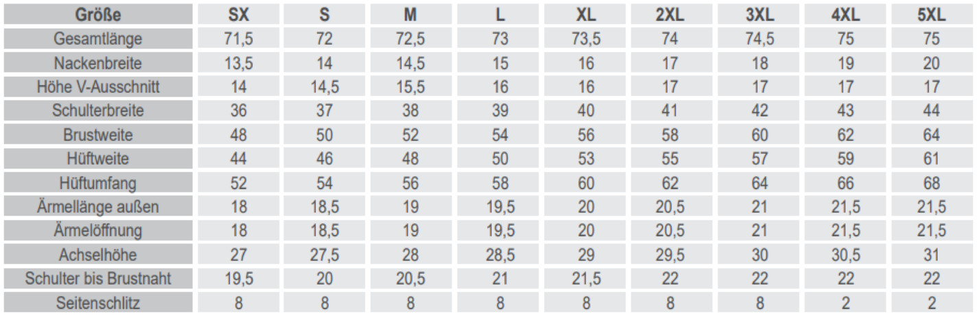 Exner: Schlupfkasack X-Top 280 Exner: Schlupfkasack X-Top 280