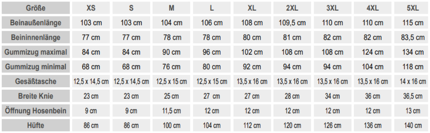 Exner: Unisex Schlupfhose 33248 Exner: Unisex Schlupfhose 33248