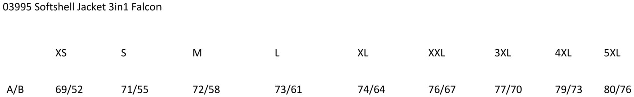 SOL'S: Softshell Jacket 3in1 Falcon 03995 SOL'S: Softshell Jacket 3in1 Falcon 03995